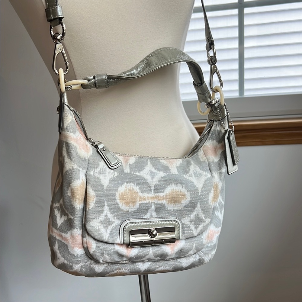COACH Kristin Ikat hobo bag with wallet